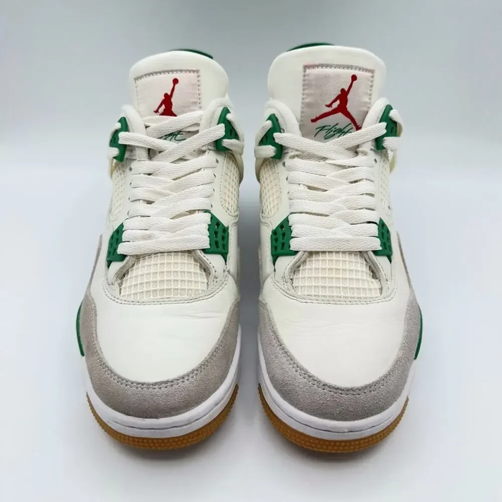 Air Jordan 4 Retro SP Sail White Pine Green High Top Men’s Size 8 Women’s 9.5 - Picture 3 of 11